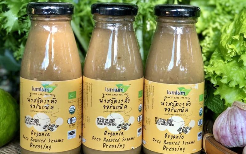 Sốt mè rang hữu cơ Lumlum Organic