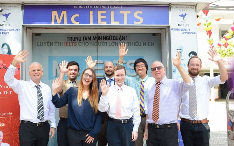 đội ngũ giảng viên bản ngữ tại Mc IELTS