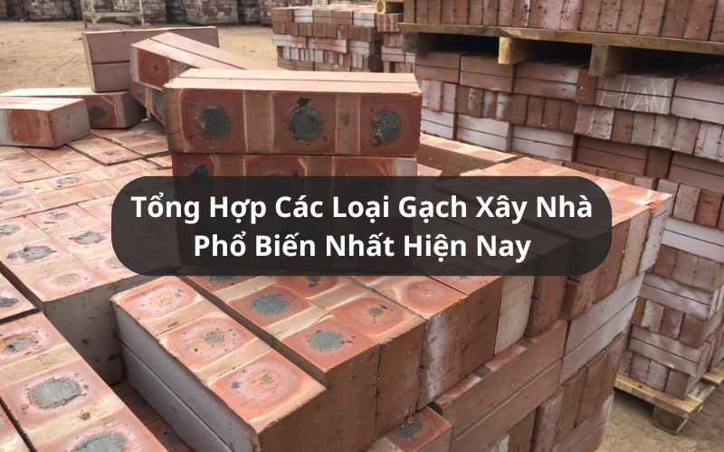 các loại gạch xây nhà phổ biến