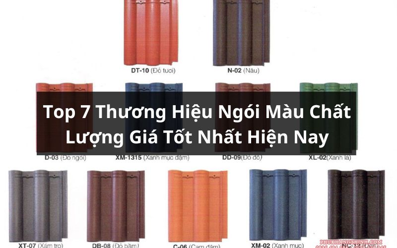 top thương hiệu ngói màu