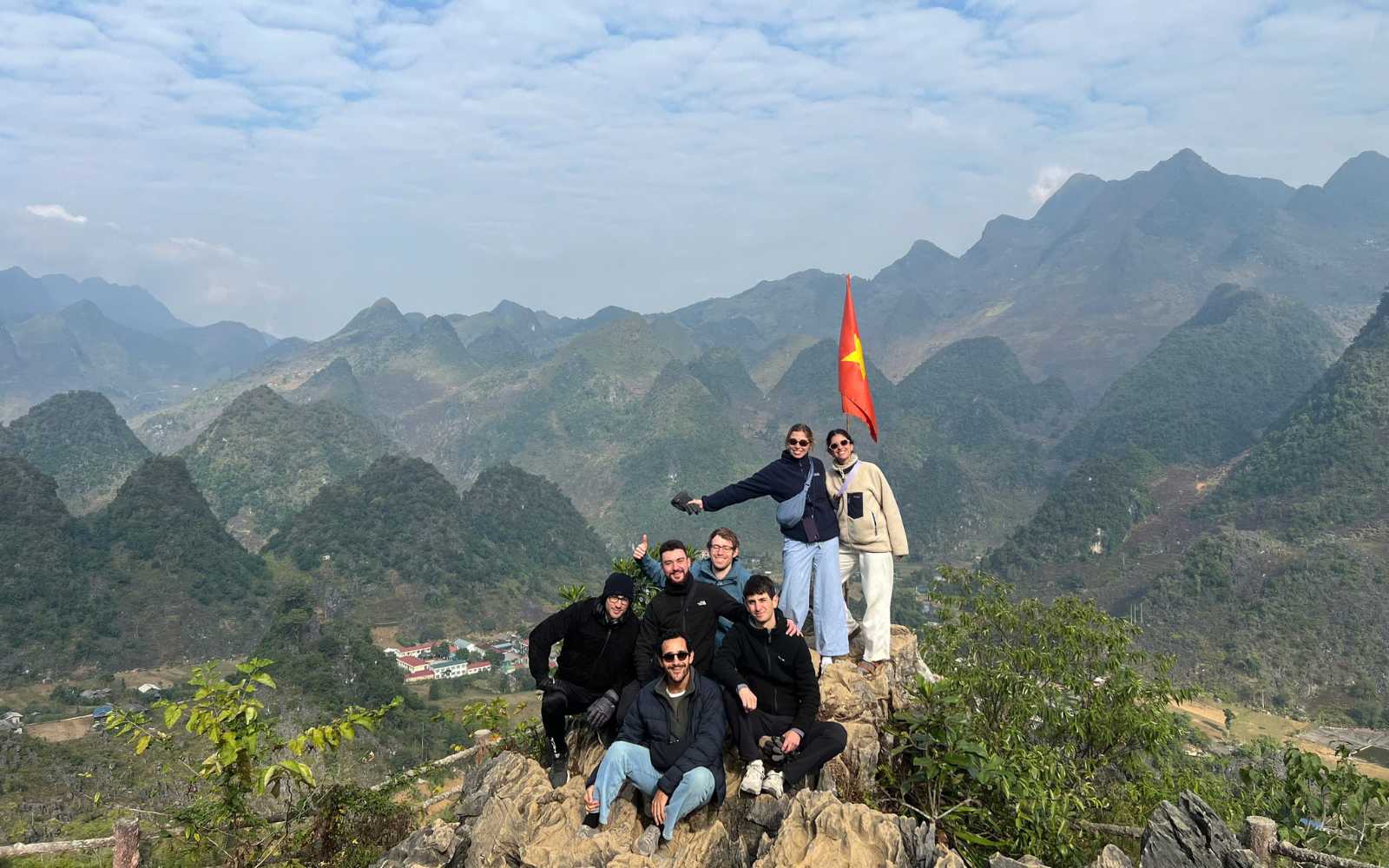 Day 1 of the Ha Giang motorbike tour 4 days 3 nights at Mr. Biu Tour Ha Giang